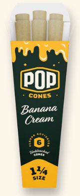 Photograph of product: POP Cones - 1 1/4 Banana Cream