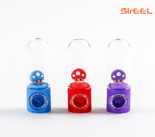 Photograph of product: SirEEL | 1up Tube Slicone Pipe 4.5" Assorted $15