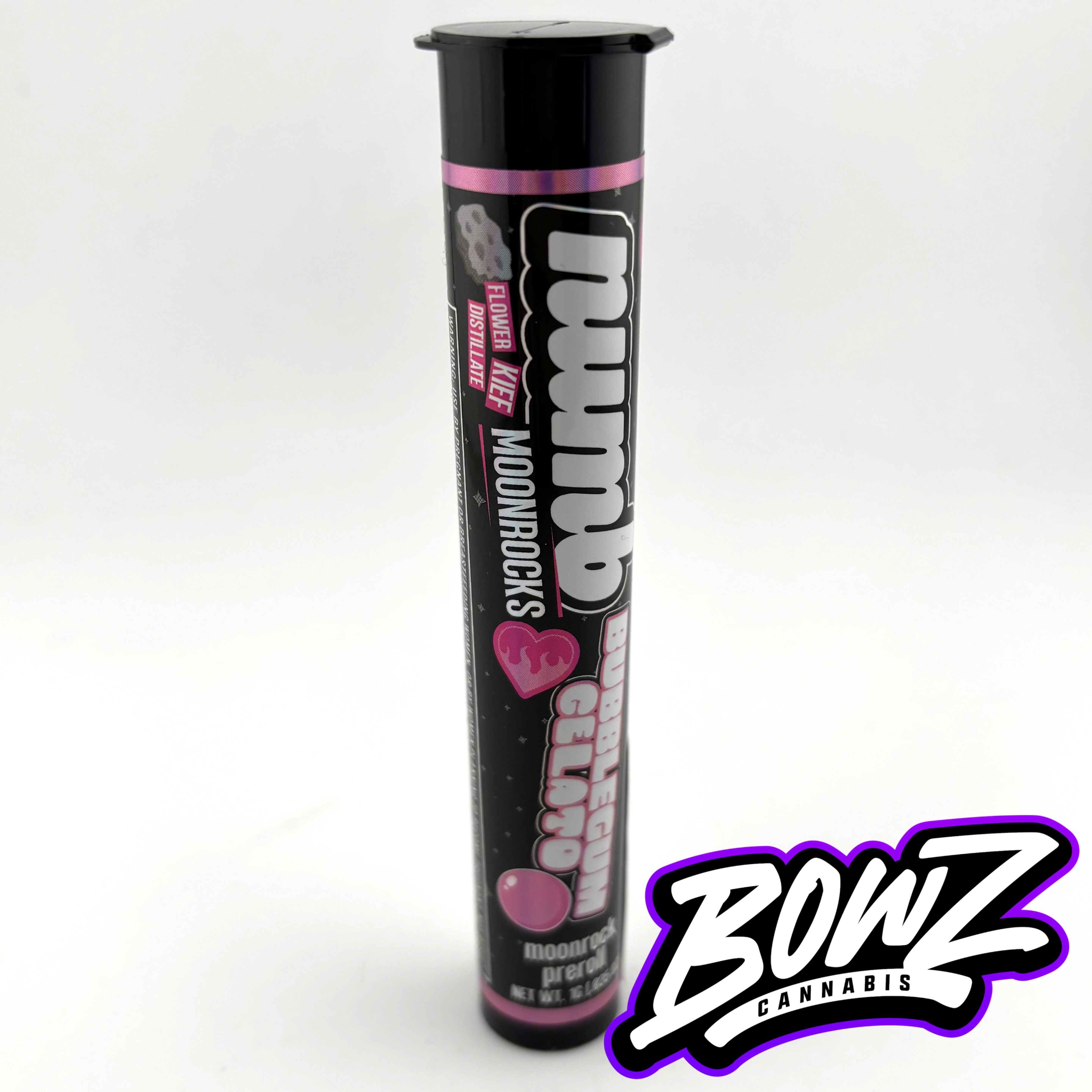 Photograph of product: Numb - Moon Rock Infused Preroll - (1g) - **BUBBLEGUM** (4/$20)