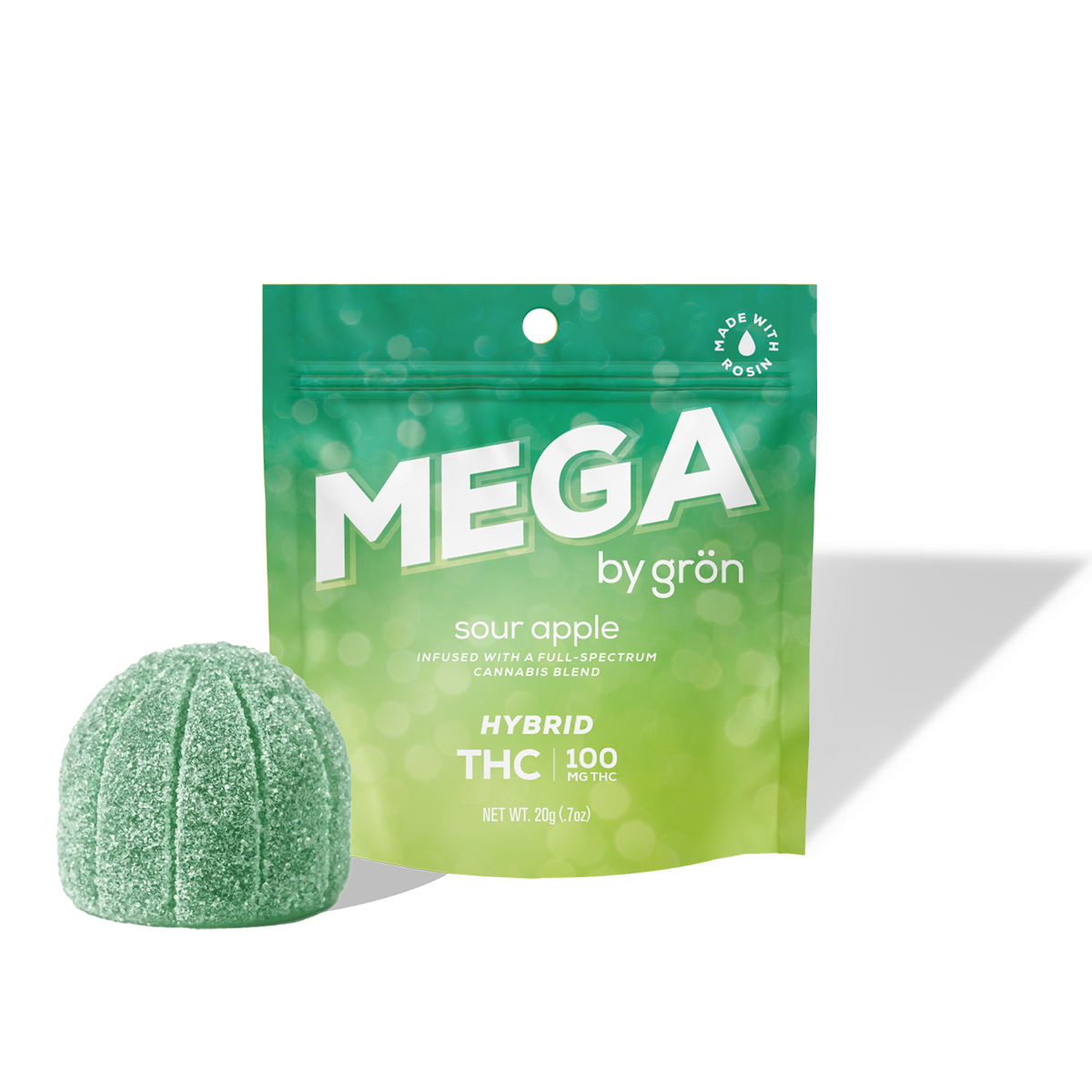 Photograph of product: Mega 100mg Sour Grape