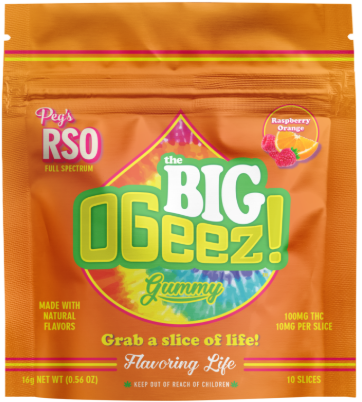 Photograph of product: BIG Raspberry Orange | 1pk/100mg