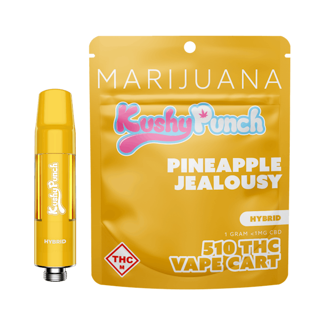 Photograph of product: Pineapple Jealousy 1G Kushy Punch 510 Vape Cart - - 