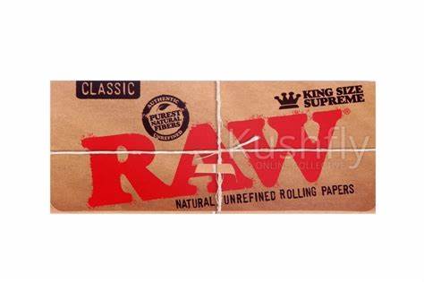 Photograph of product: Raw - King Size Supreme Rolling Papers