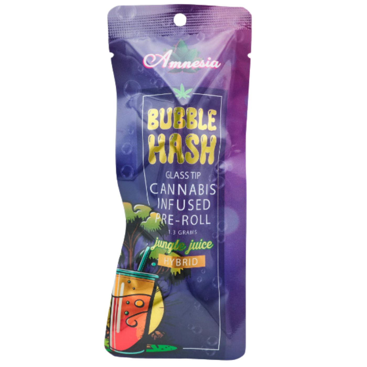 Photograph of product: Amnesia - Jungle Juice 1.3g Bubble au chocolat Infused PR