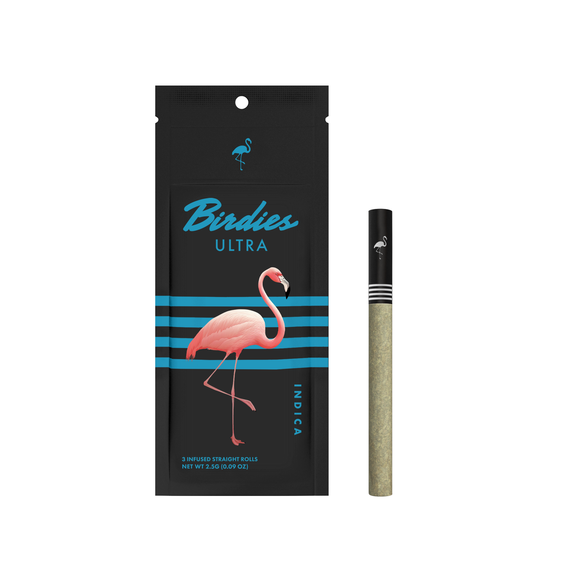 Photograph of product: Birdies - Oui'd Ultra Infused 3 pack - 2.5g