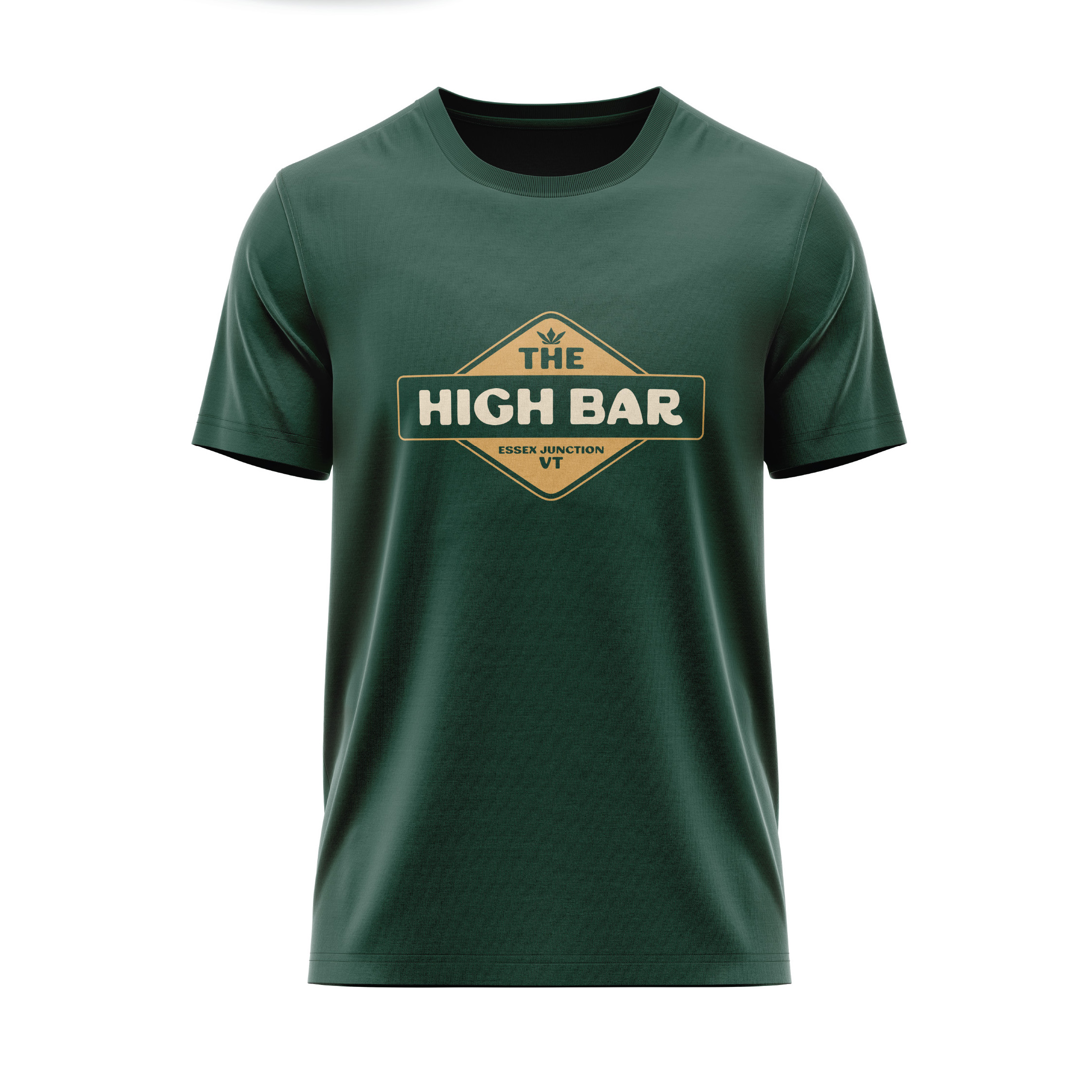 Photograph of product: Unisex T-shirt | Color: Forest - Size: XL
