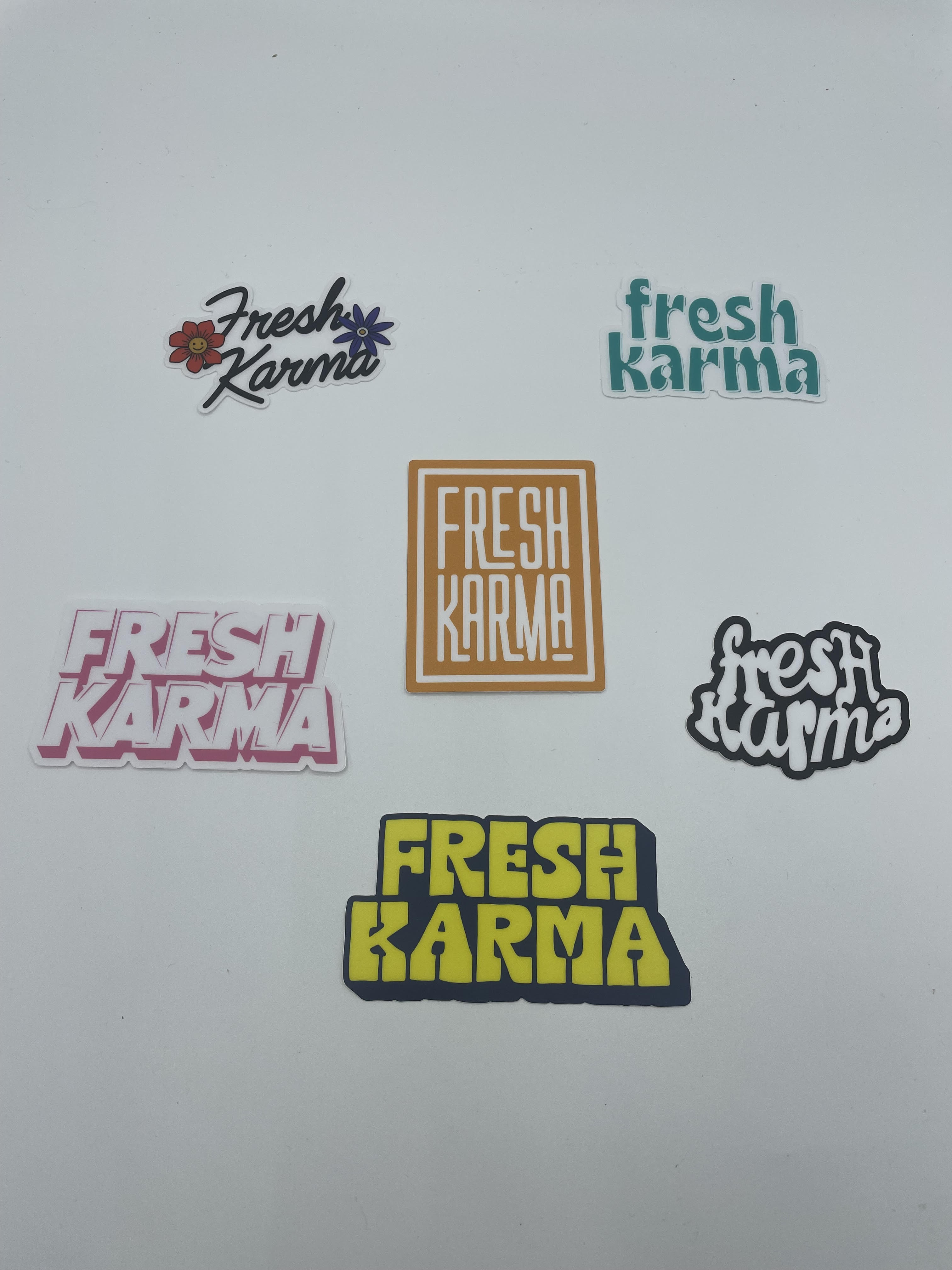 Photograph of product: Fresh Karma Stickers - 2 for $1