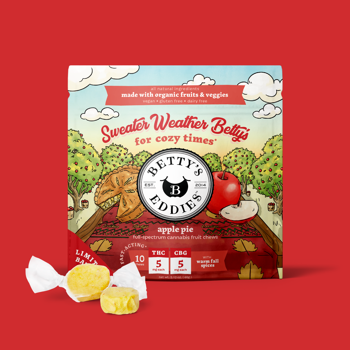 Photograph of product: Apple Pie Chews 10pk
