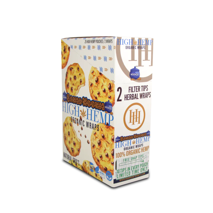 Photograph of product: High Hemp Organic Wraps Baked Kookies 2pk
