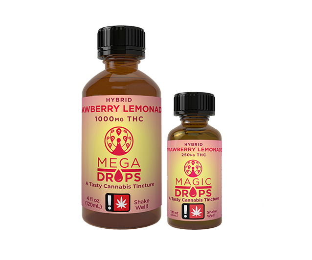 Photograph of product: Live Resin Flavored Syrup | Strawberry Lemonade | 1000mg 4fl oz