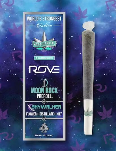 Photograph of product: PRESIDENTIAL - MOON ROCK PREROLL SKYWALKER