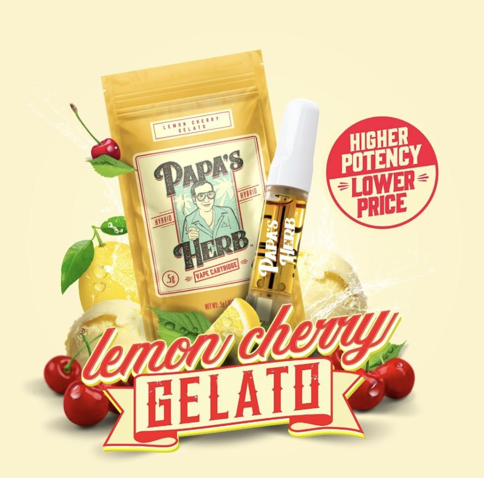 Photograph of product: Lemon Cherry Gelato - Cartridge 1g