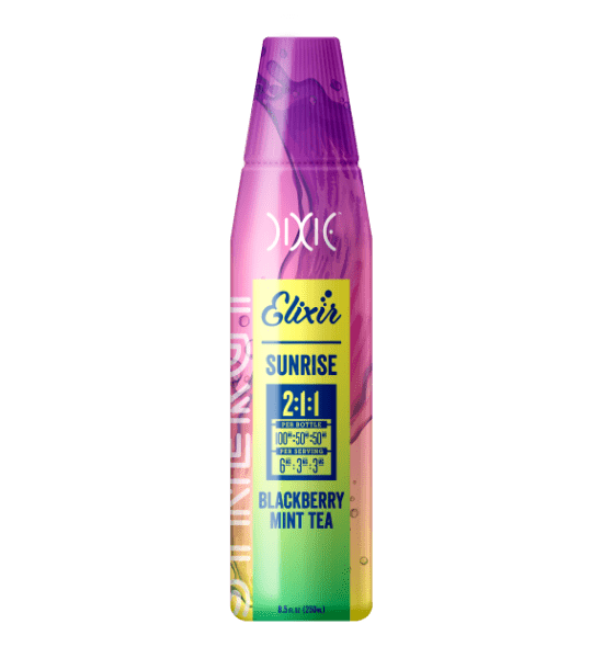 Photograph of product: DIXIE SUNRISE SYNERGY ELIXIR 2:1:1 100MG