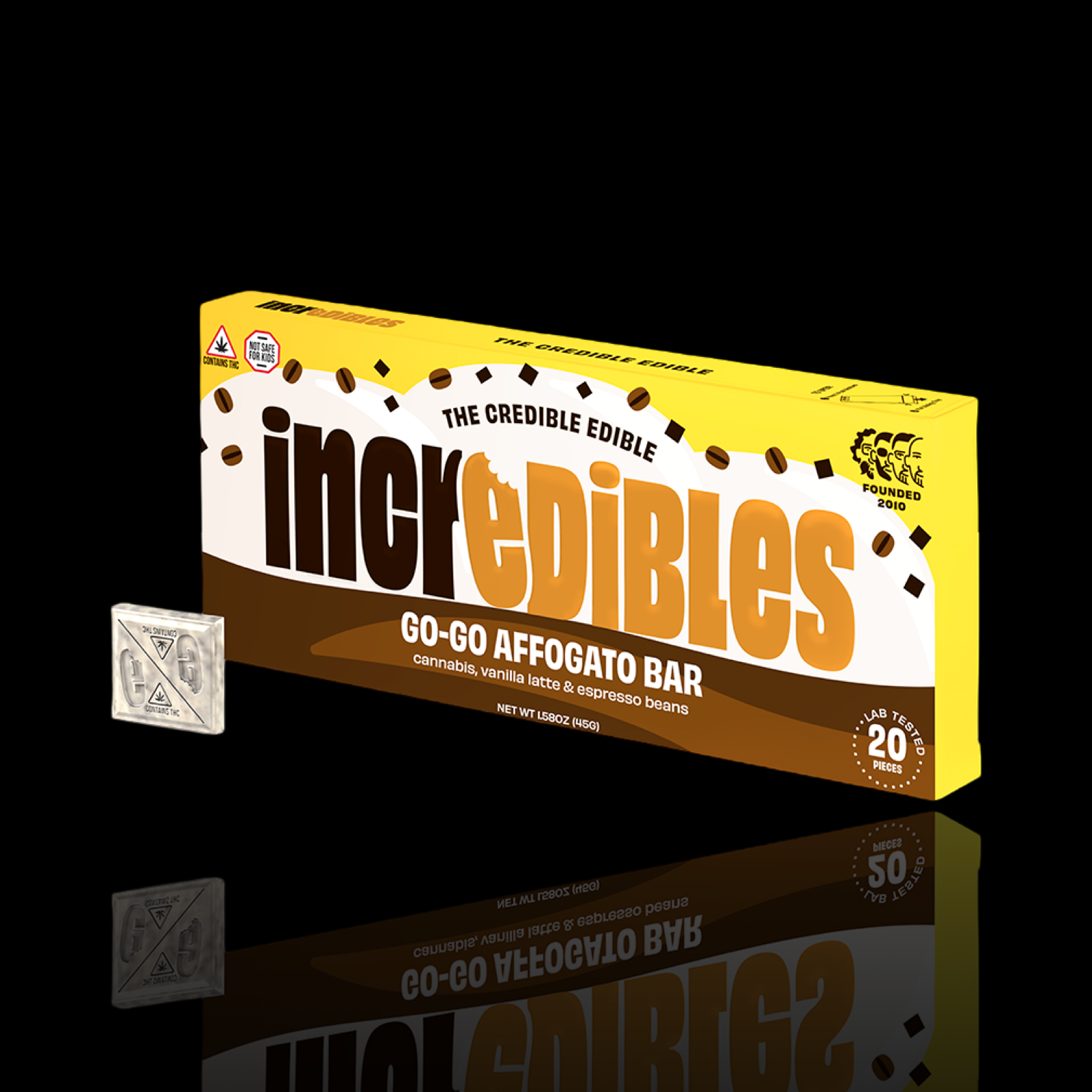 Photograph of product: Go-Go Affogato White Chocolate 20 pieces