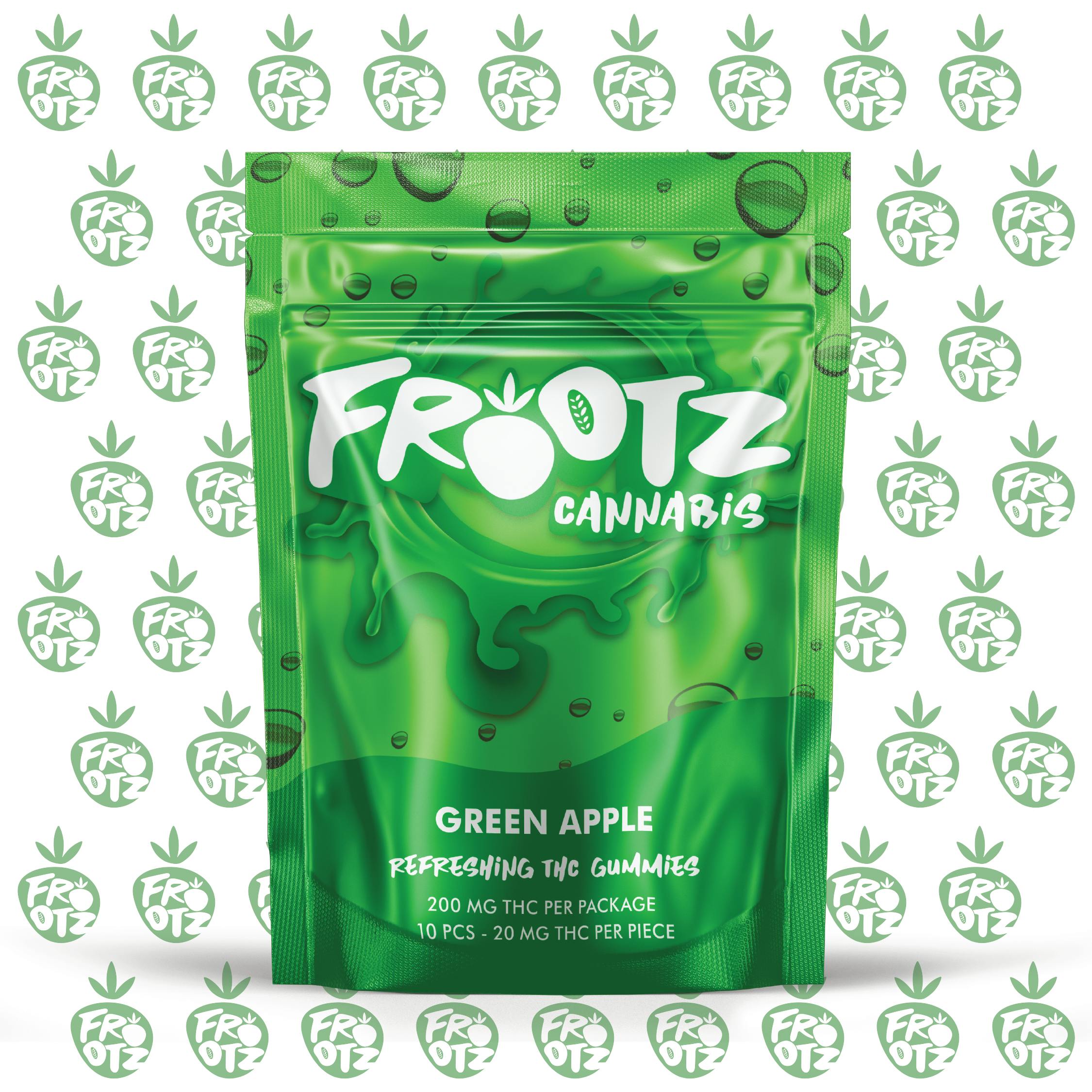 Photograph of product: Green Apple Gummies | 200mg