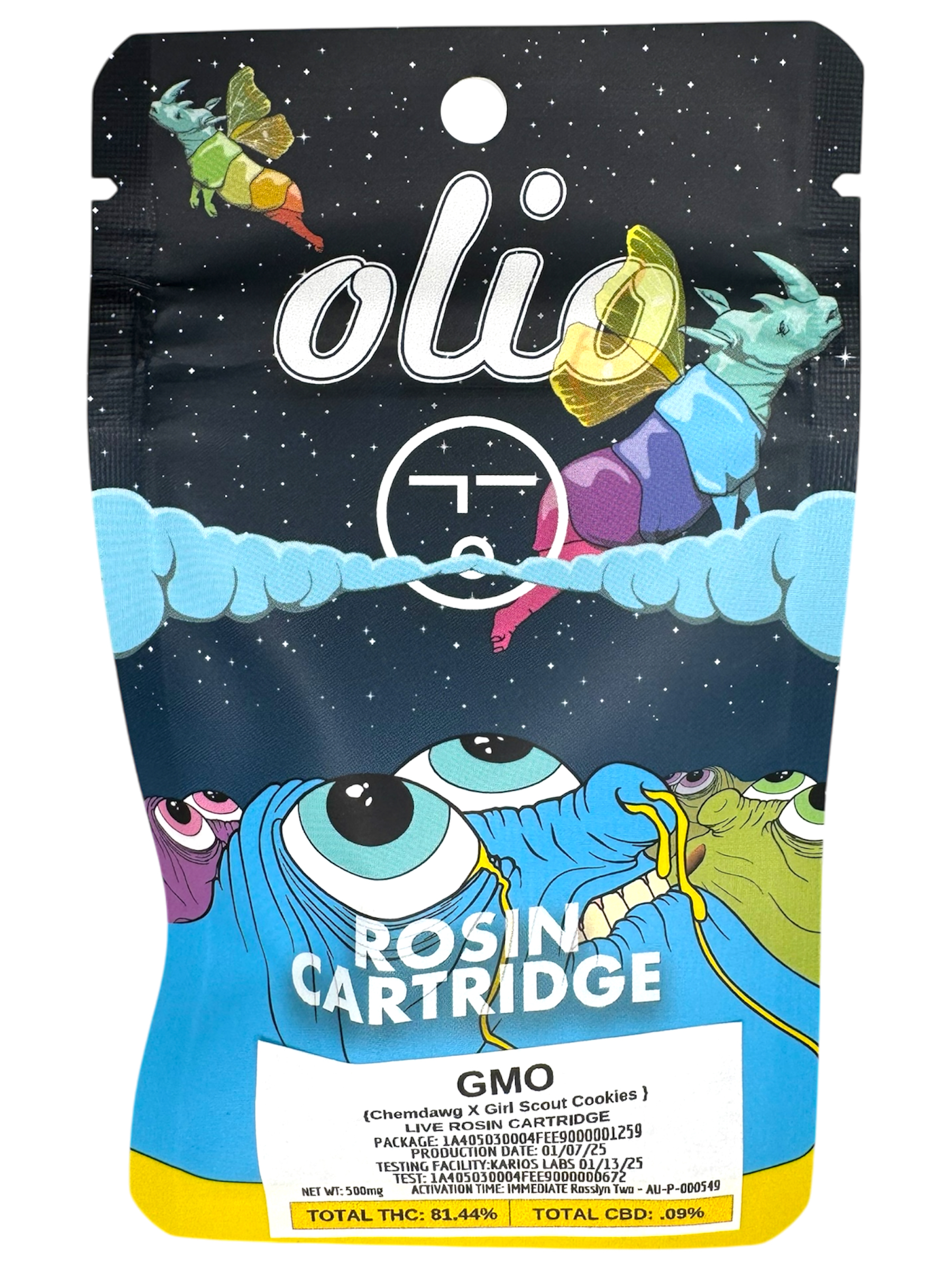 Photograph of product: Gmo Live Rosin Cartridge