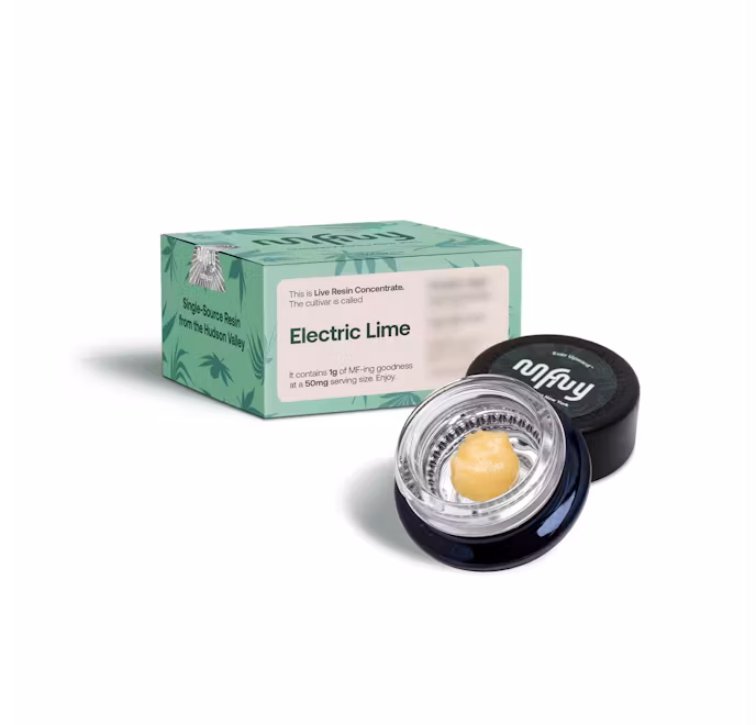 Photograph of product: MFNY | Live Resin Badder Electric Lime