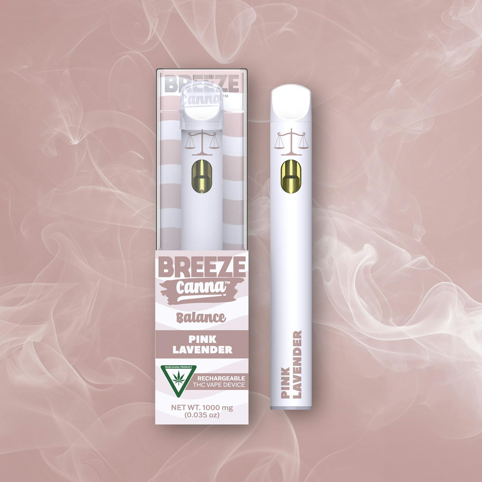 Photograph of product: Breeze Balance - Pink Lavender 1:1 Disposable