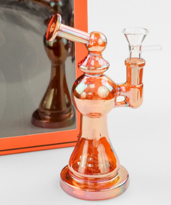 Photograph of product: SirEEL | 8" Iridized Shower Bong with Bowl
