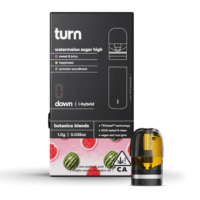 Photograph of product: DOWN | Watermelon Sugar High | 1g BB Pod - 
