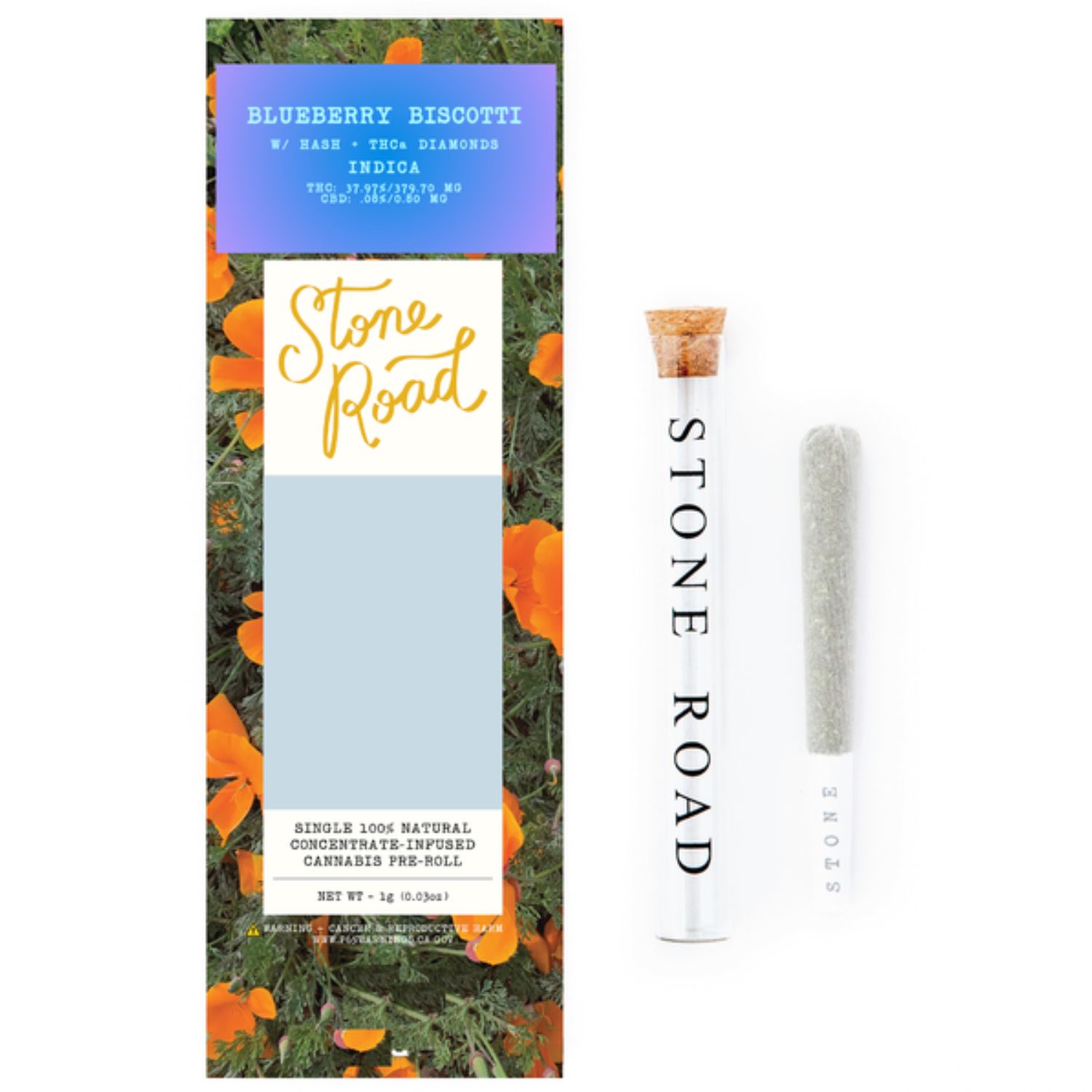 Photograph of product: Blueberry Biscotti Infused Pre Roll
