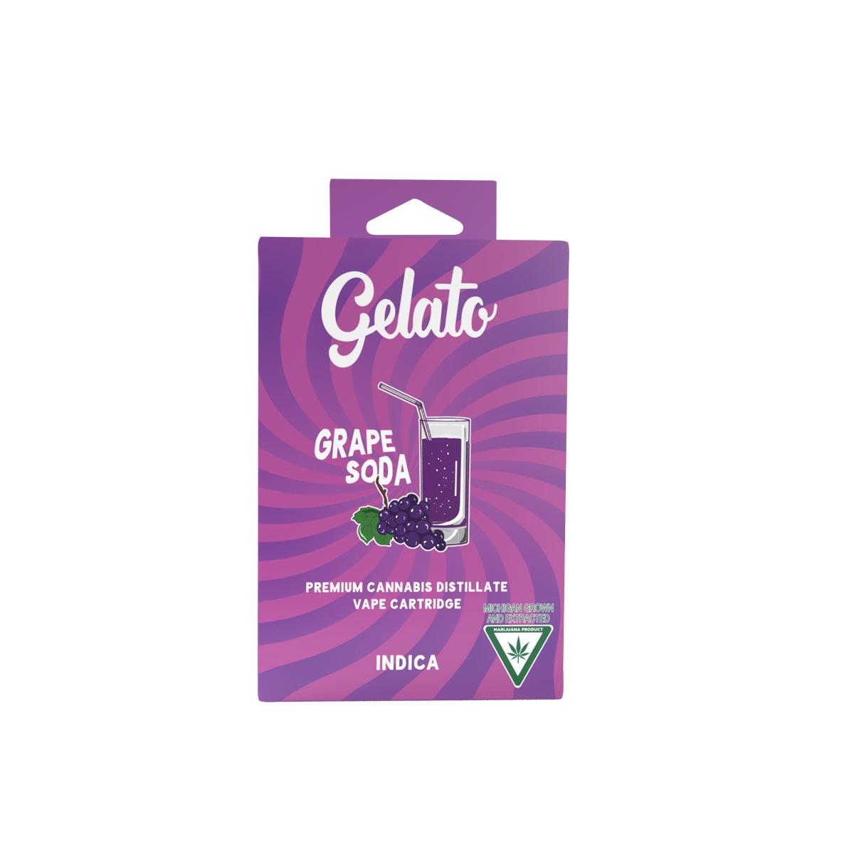 Photograph of product: GELATO | Vape Cart | Grape Soda | 1g