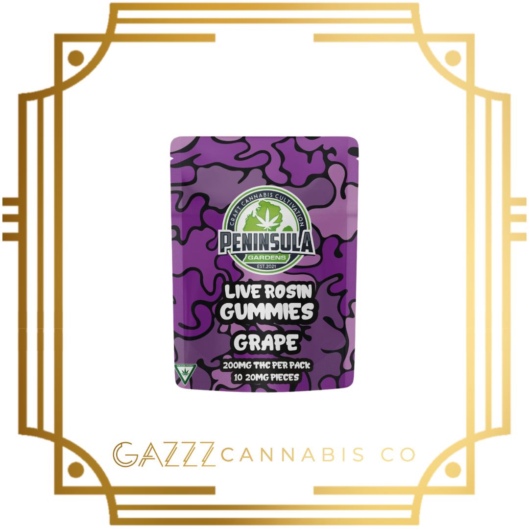 Photograph of product: Edible - Peninsula Gardens | HR Gummies 200mg | 10-Pck - Grape