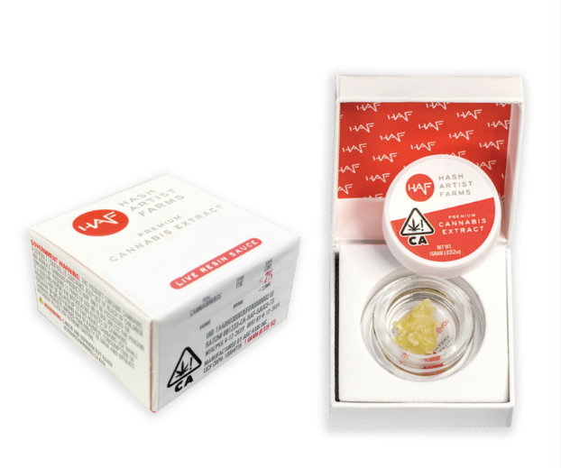 Photograph of product: STRAWBERRY DIESEL COOKIES SAUCE | LIVE RESIN | 1G | HYBRID