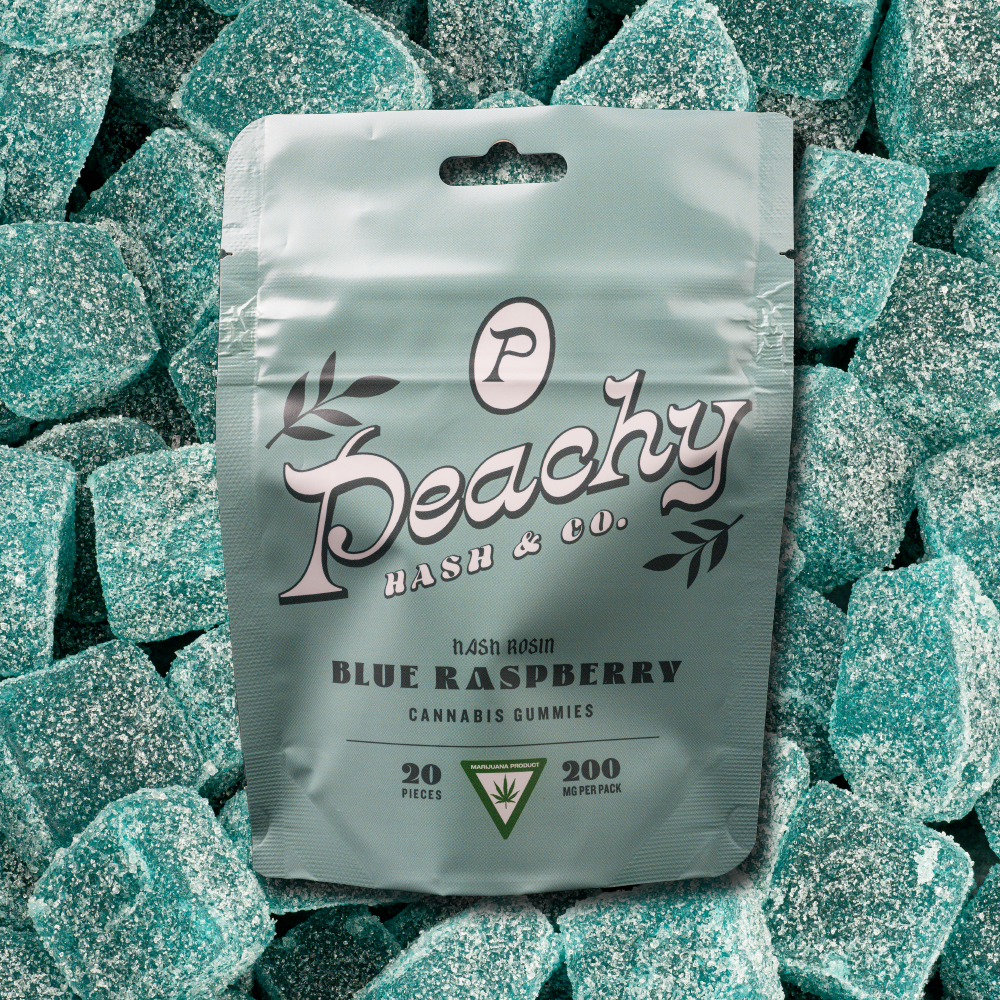 Photograph of product: Live Rosin Gummies - Blue Raspberry | 200mg