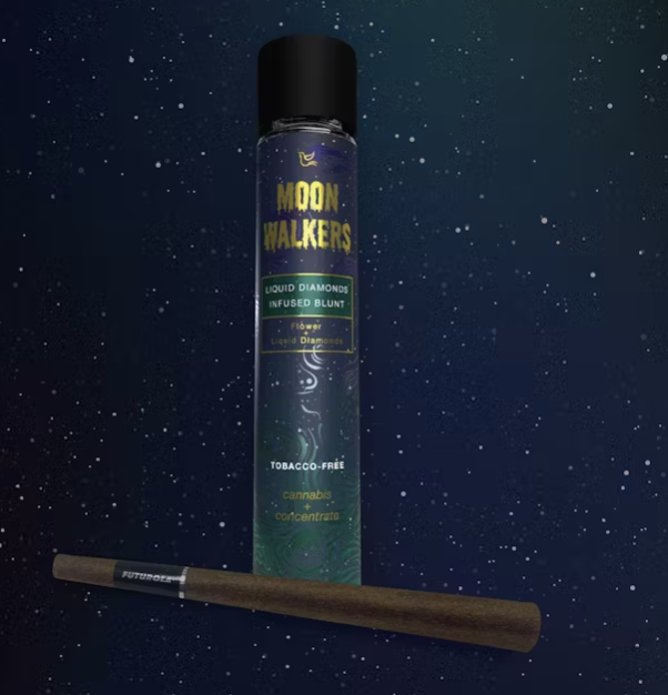 Photograph of product: MOON WALKERS HEIR HEADS LIQUID DIAMONDS 1PK BLUNT 1G