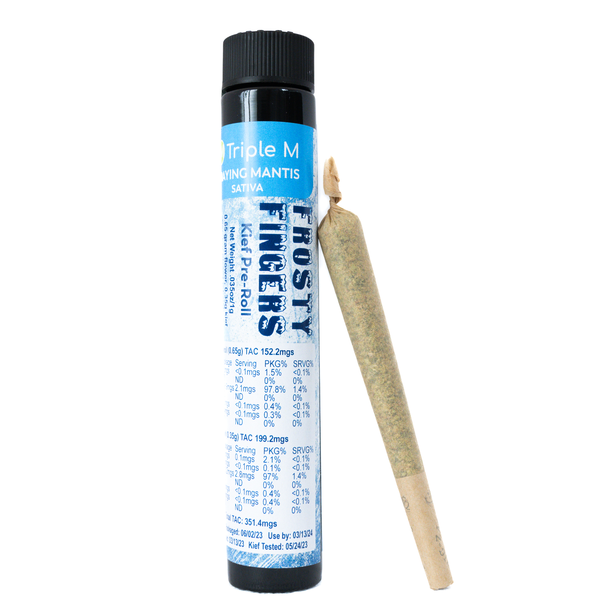 Photograph of Product: Kief Pre-Roll - Chernobyl/Unicorn Poop - Sativa [1g]