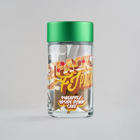 Photograph of product: Pineapple Upside Down Cake | 5pk Infused Prerolls | 3g (I)