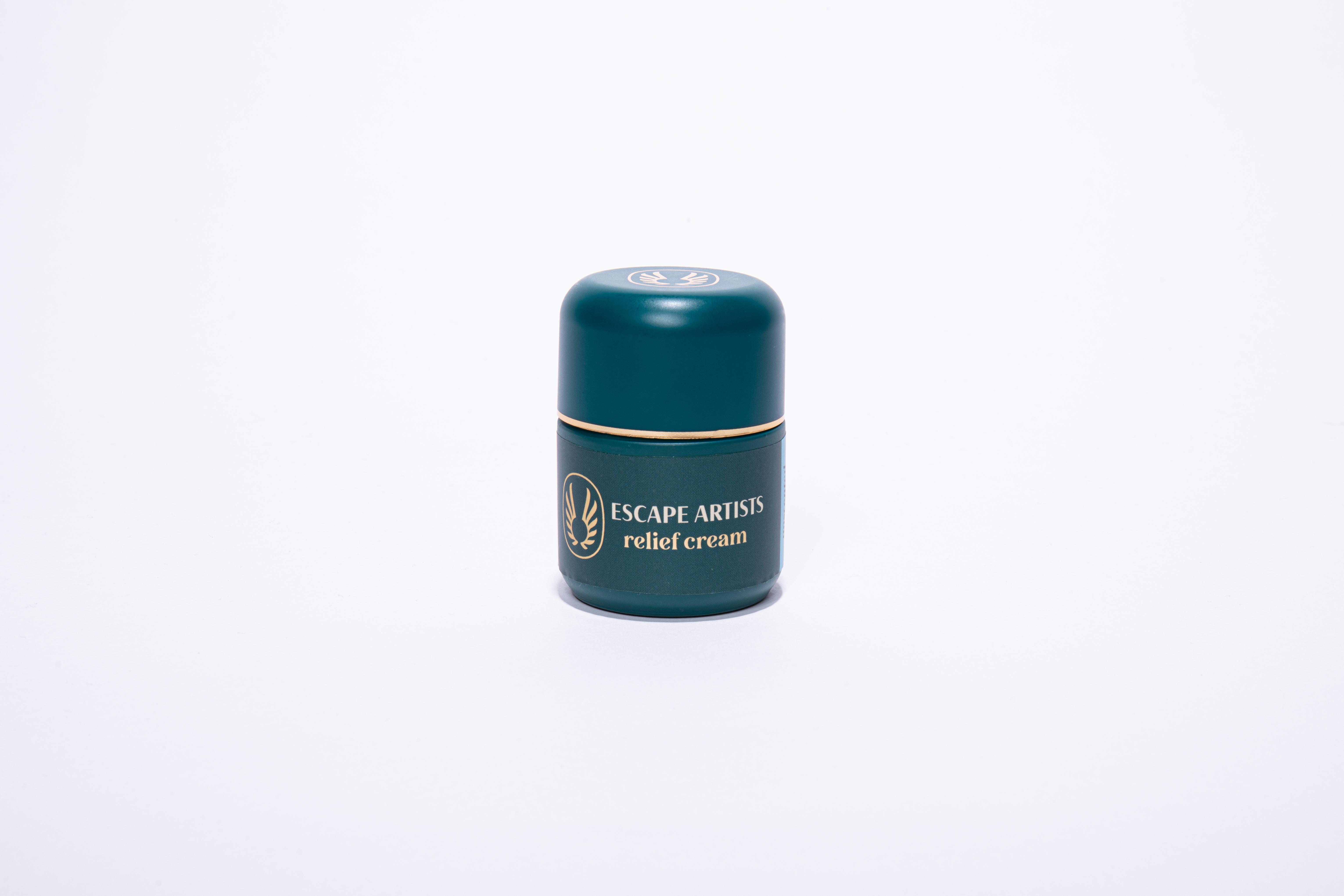 Photograph of product: Escape Artists - Relief Cream - Lavender - 20:1 CBD:TH-oui - 800mg