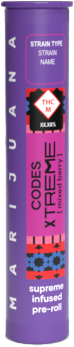 Photograph of product: Codes | Infused Pre-Roll | Green Tea Mixed Berry 1g