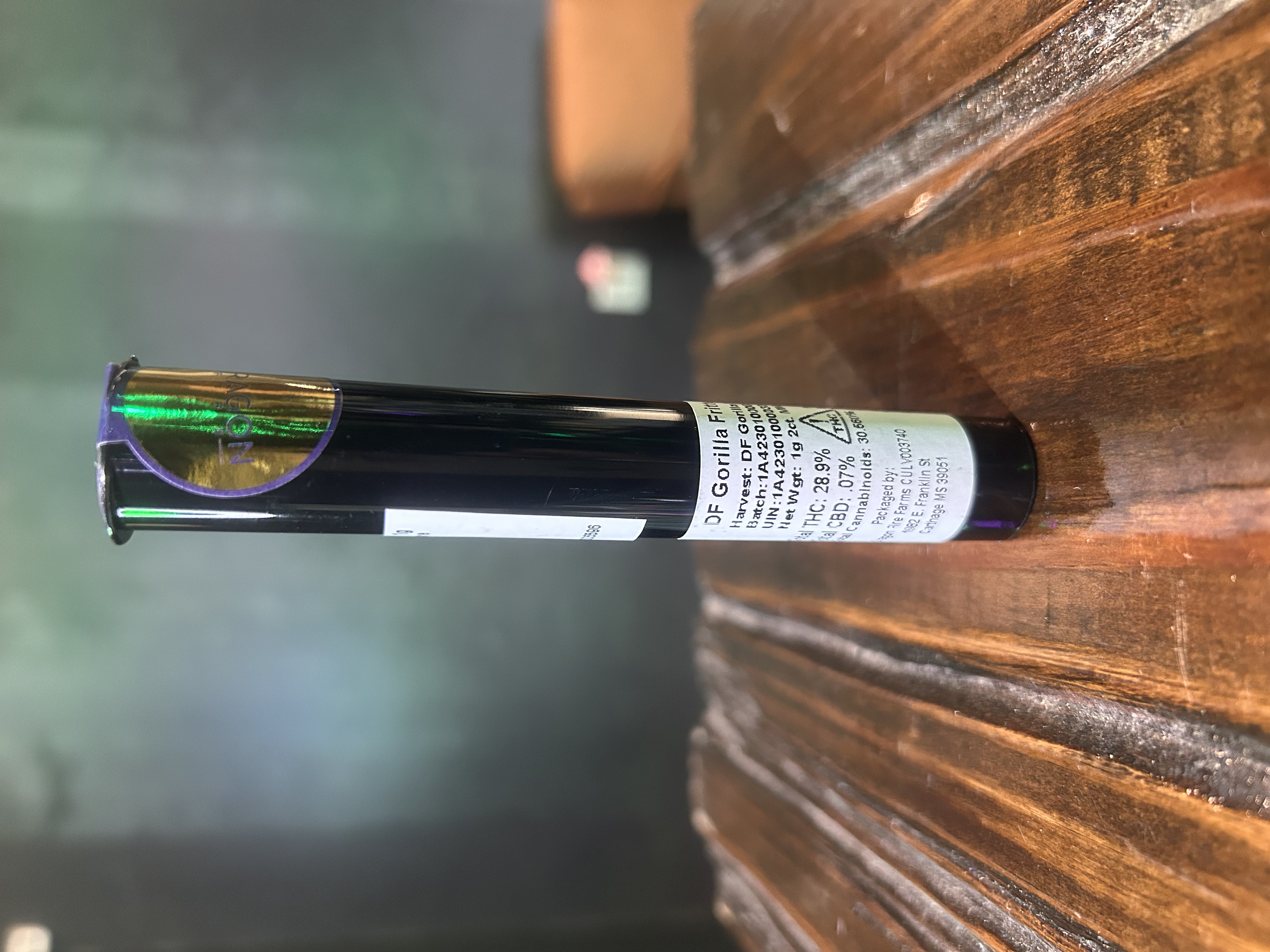 Photograph of product: DF Gorilla Fritter Preroll | Dragon Fire