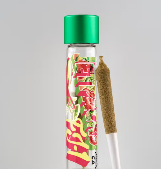 Photograph of product: Jetpacks FJ-1 Strawberry Sour Diesel Infused Pre Roll