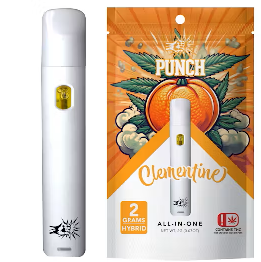 Photograph of Product: Clementine (H) Distillate ALL-IN-ONE 2g - Punch