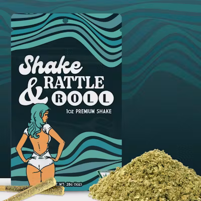 Photograph of product: Shake Rattle & Roll - Pre-Pack Shake - (28g) - **PLAT. KUSH BREATH** (2/$30)
