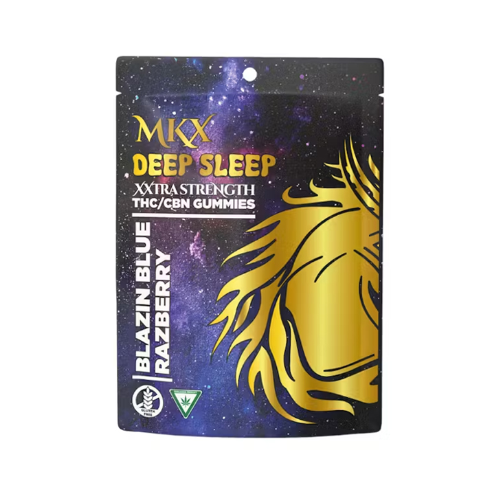 Photograph of product: Blazin Blue Razberry Deep Sleep Gummies, 200mg