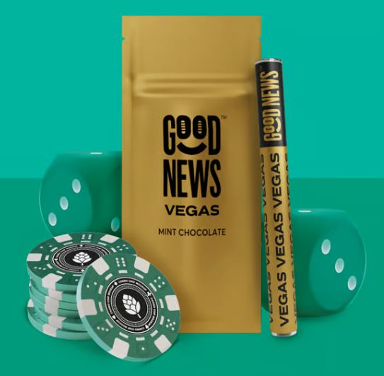 Photograph of product: Good News | Disposable | Vegas Mint Chocolate