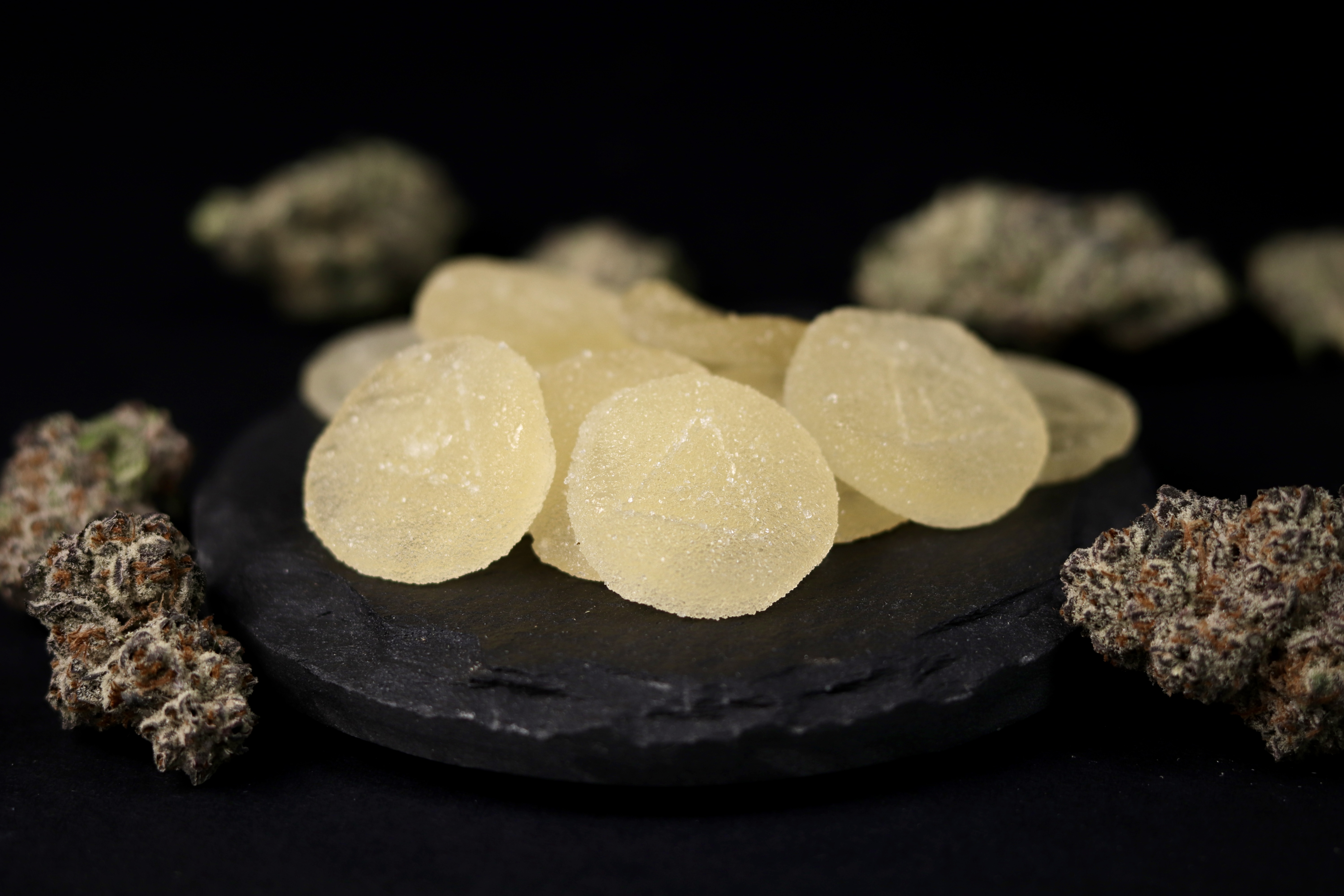 Photograph of product: Landrace au chocolat Co. - Fruit Punch Mantra au chocolat Rosin VEGAN Gummies 100mg
