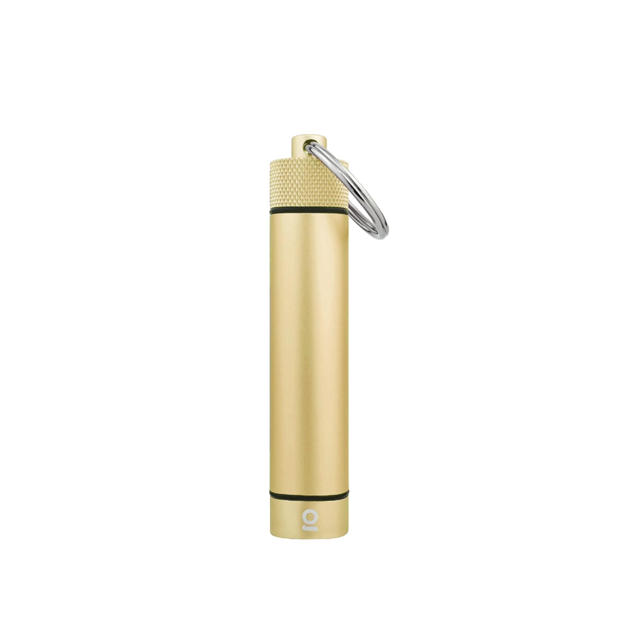 Photograph of product: Aluminum Storage Key Chain | Gold