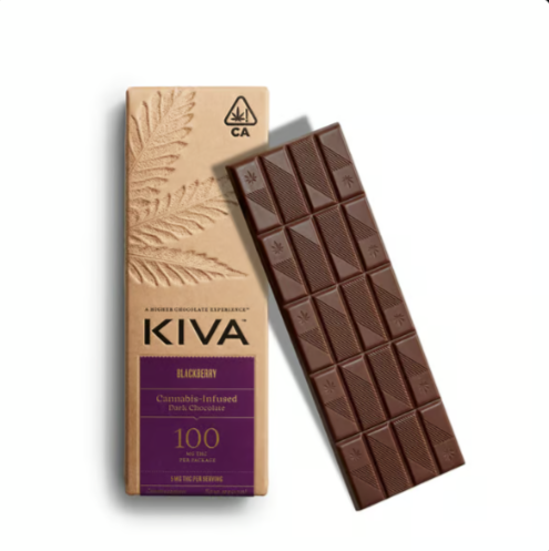 Photograph of product: Dark Chocolate Blackberry - 100mg - 20pk