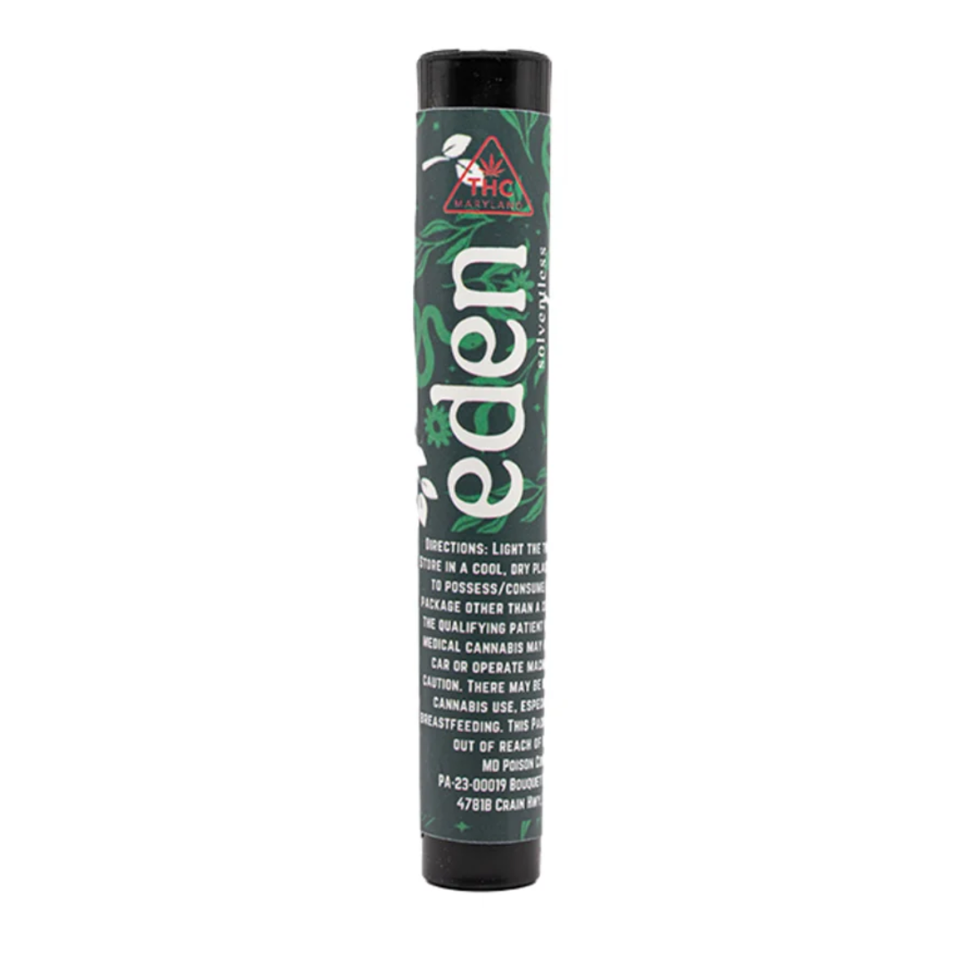 Photograph of Product: Eden Bubble Hash Infused Preroll (1g) Dead Mints