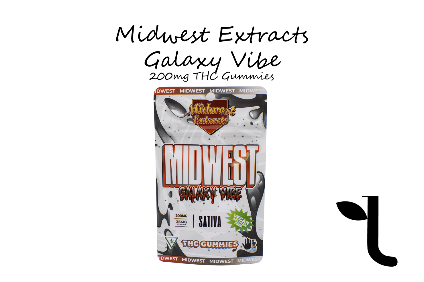 Photograph of product: Galaxy Vibe | 200mg Gummies