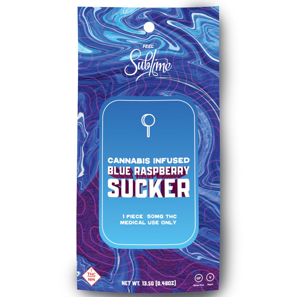 Photograph of product: Sublime | 50mg Lollipop | Blue Raspberry