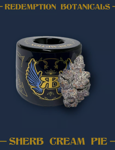 Photograph of product: REDEMPTION - SHERB CREAM PIE (3.5G) (IH)