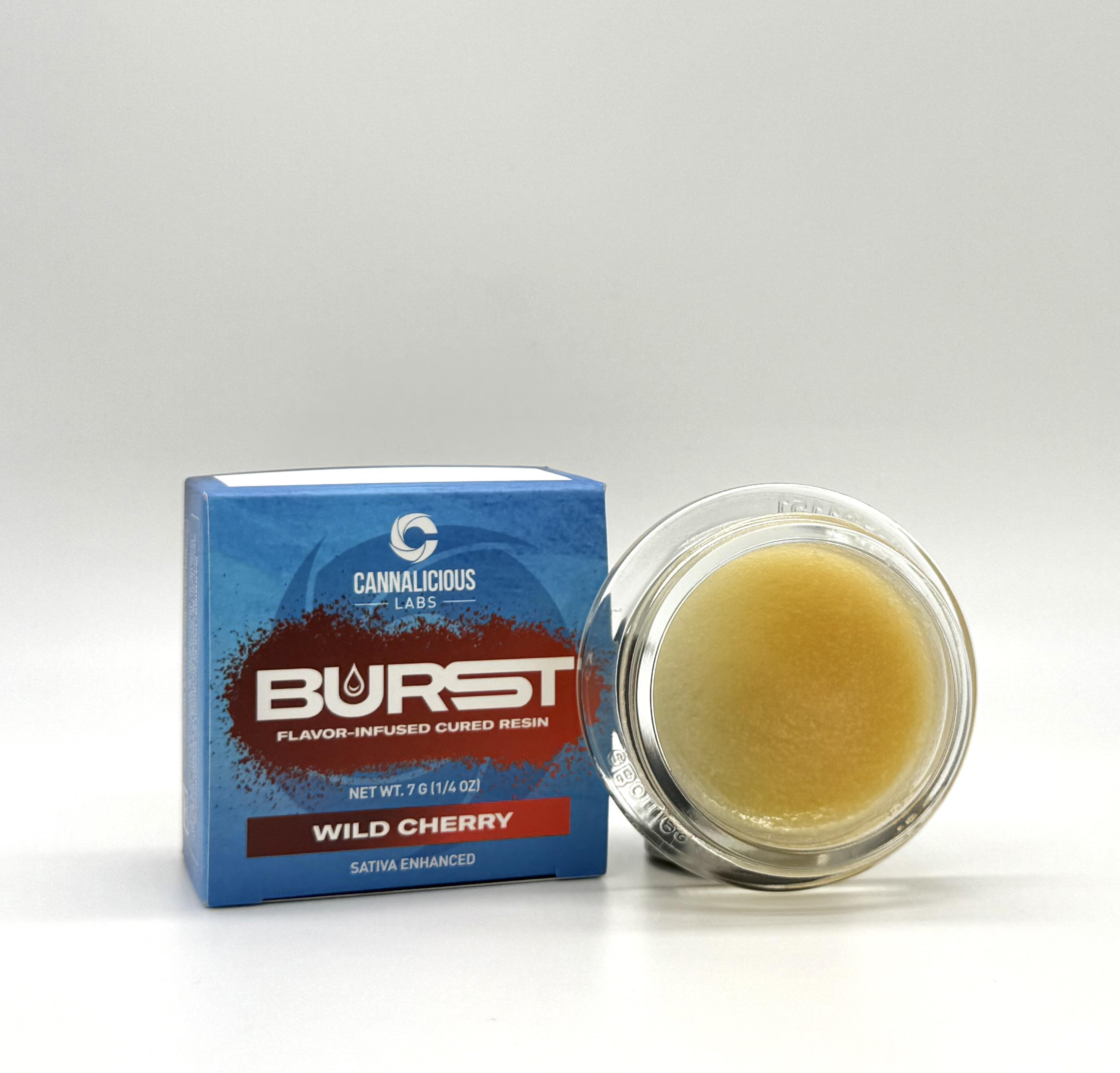 Photograph of product: Cannalicious - Cured Resin Baller Jar - Wild Cherry Burst
