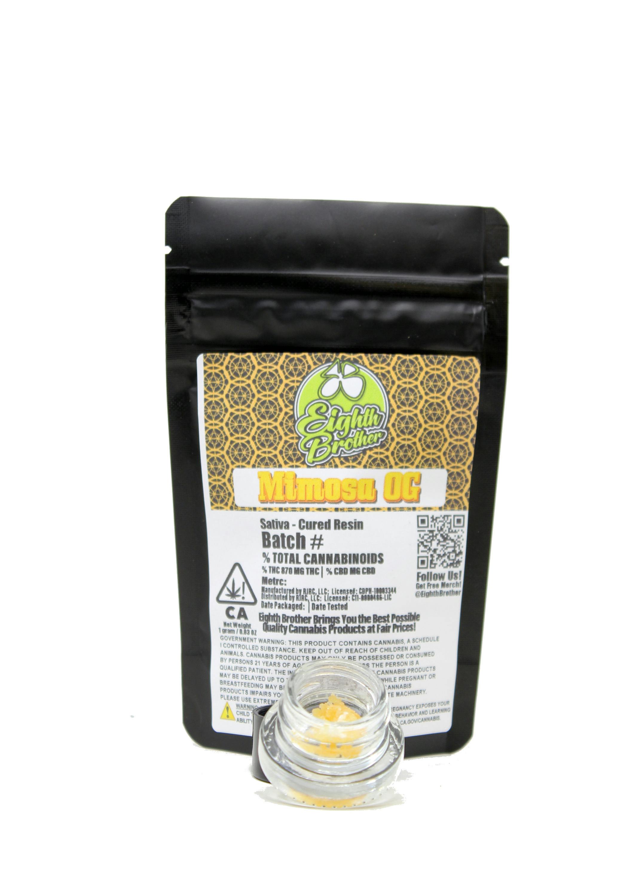 Photograph of product: Eighth Brother Crumble Mimosa OG 1G