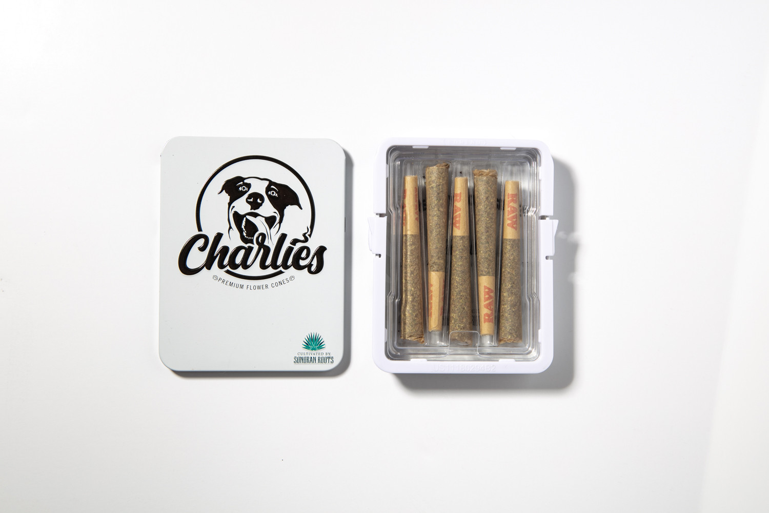 Photograph of product: Pre-Rolls 5 Pack: Wedding Cake (Hybrid)